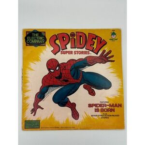 The Electric Company Spidey Super Stories LP Peter Pan 8189 1977 SpiderMan Vinyl
